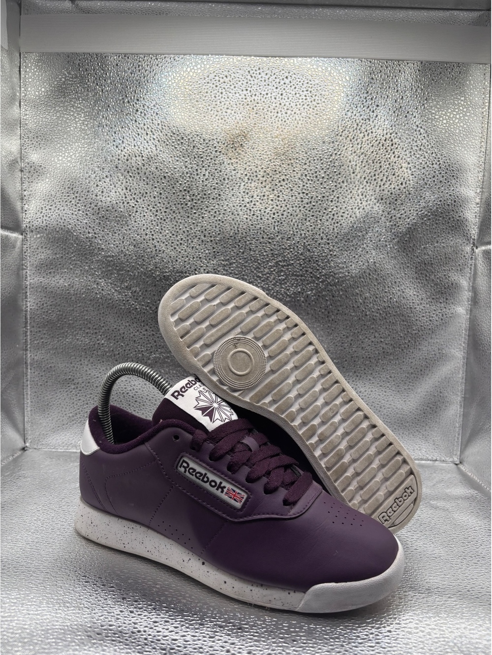 Reebok princess royal orchid white